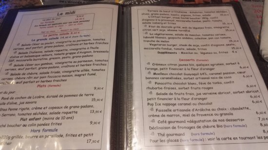 75 avignon menu