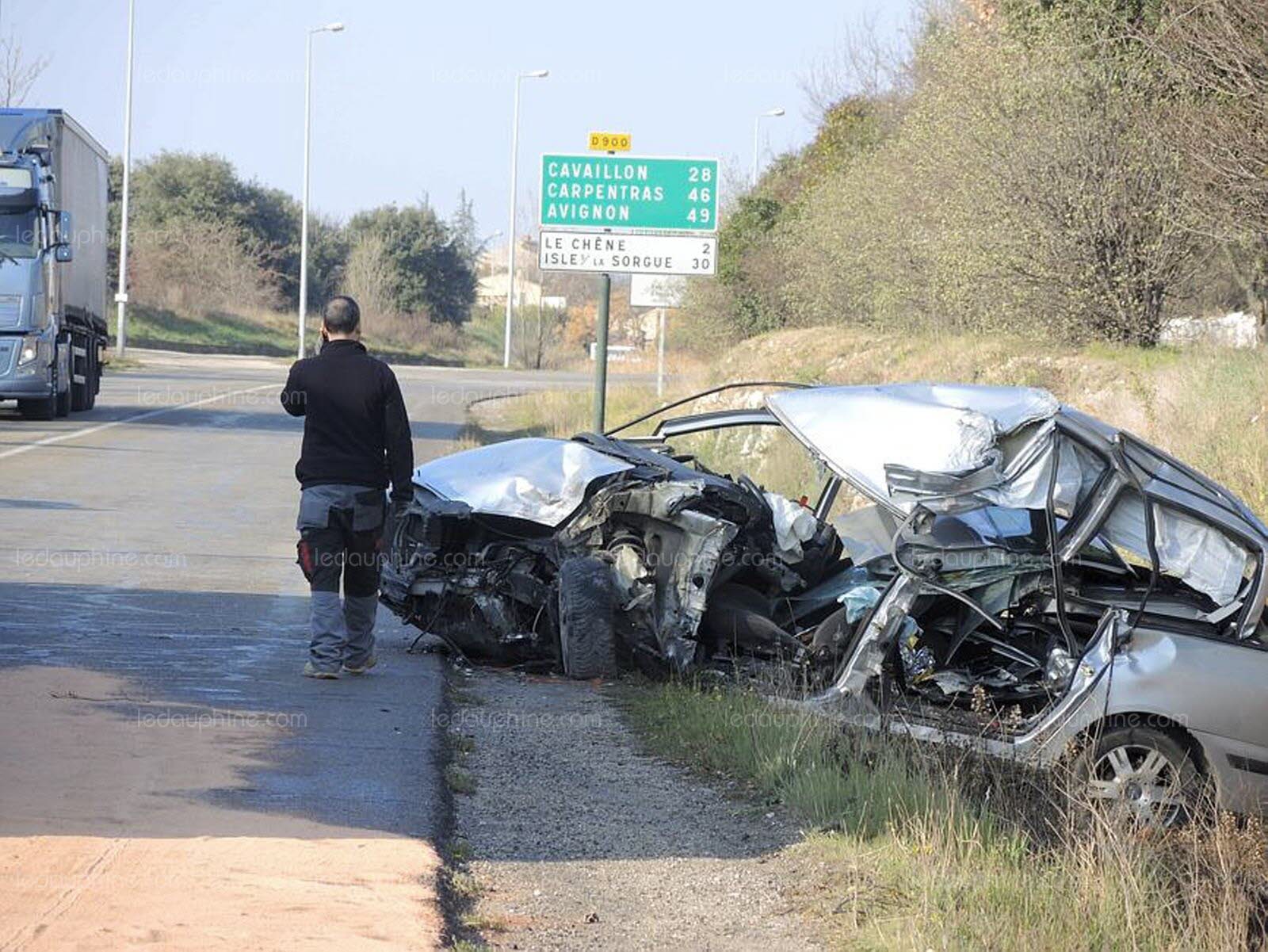 accident a vaucluse