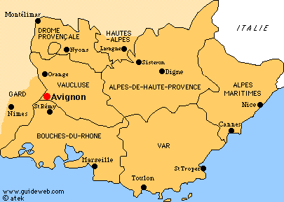 avignon a orange