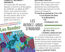 avignon agenda