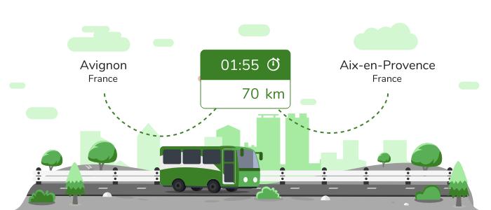 avignon aix en provence bus
