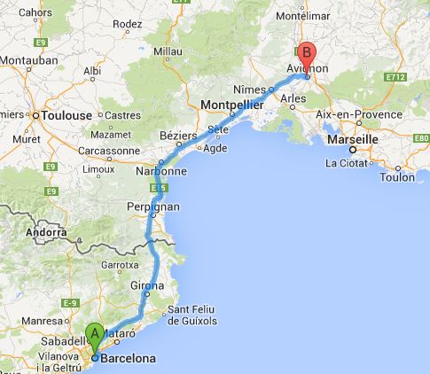 avignon barcelone tgv