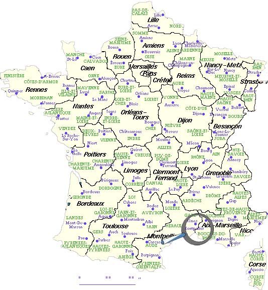 avignon carte france