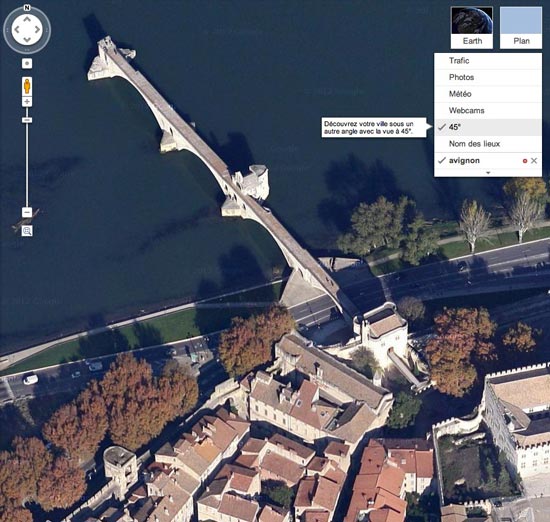 avignon google map