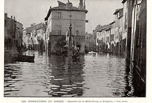 avignon inondation