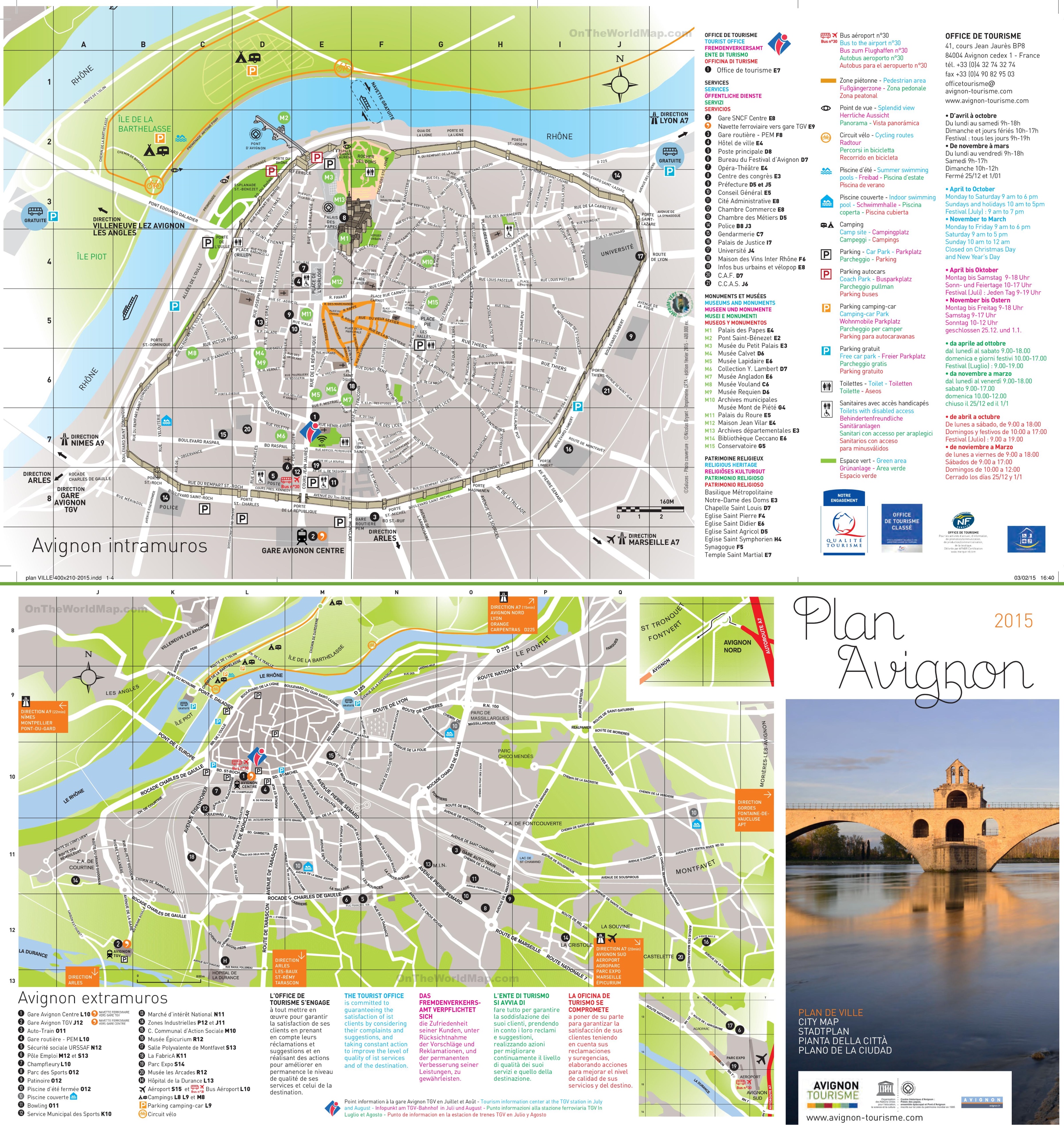 avignon maps
