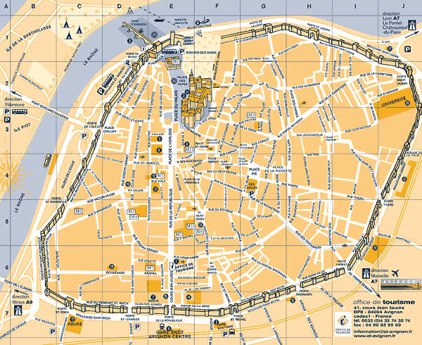 avignon maps