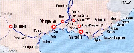 avignon montpellier train