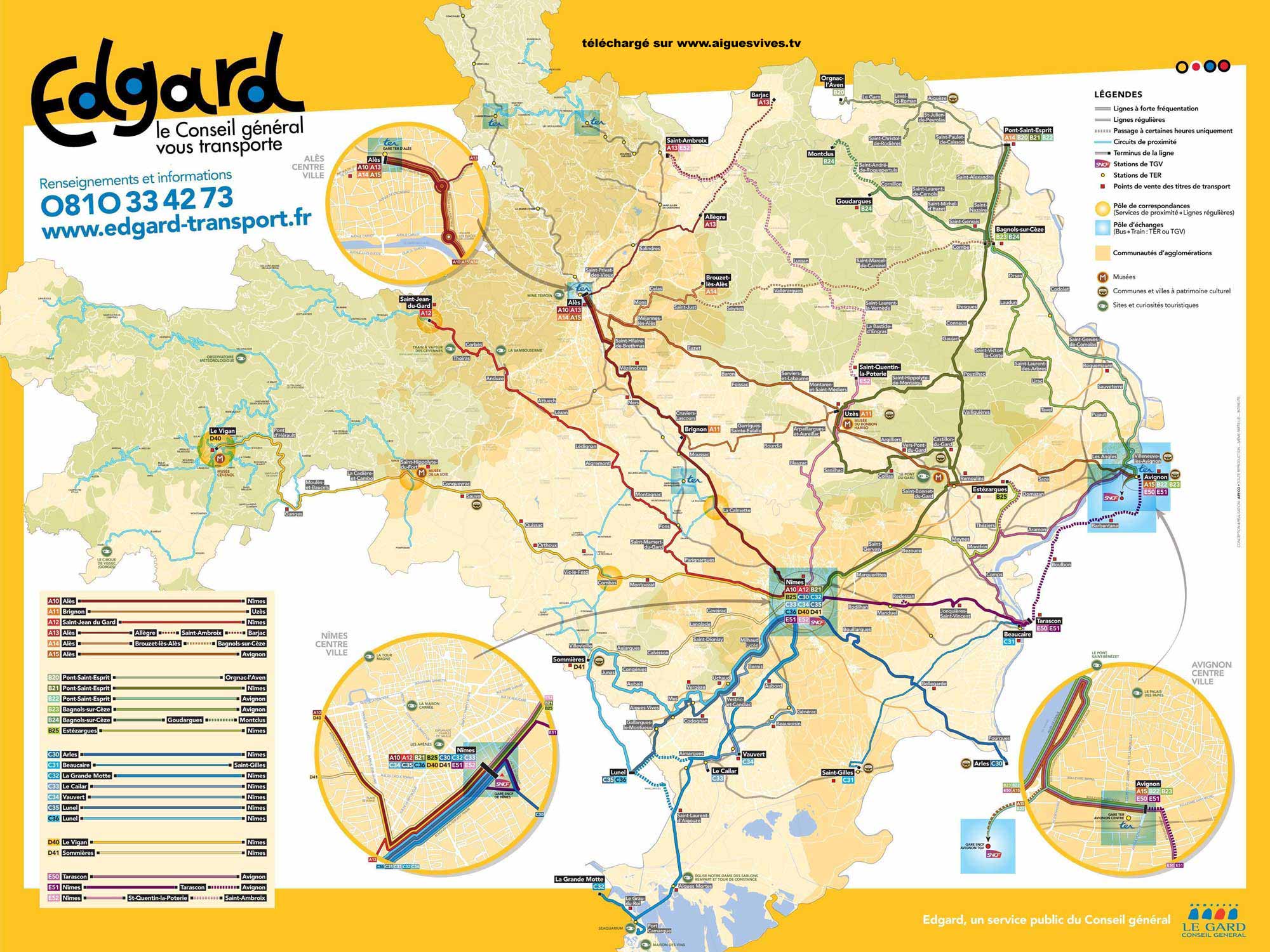 avignon nimes bus