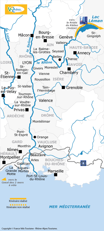 avignon orange distance