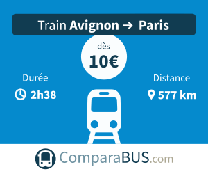 avignon paris bus