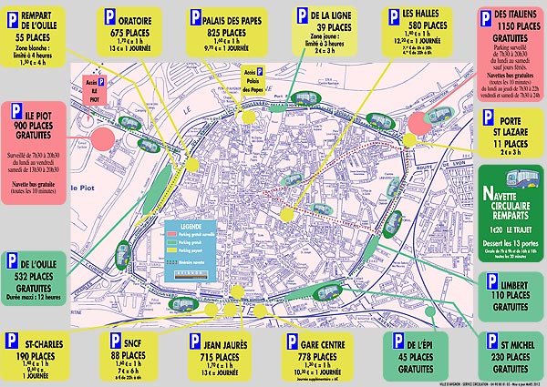 avignon parking