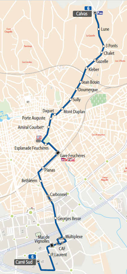 bus 6 avignon