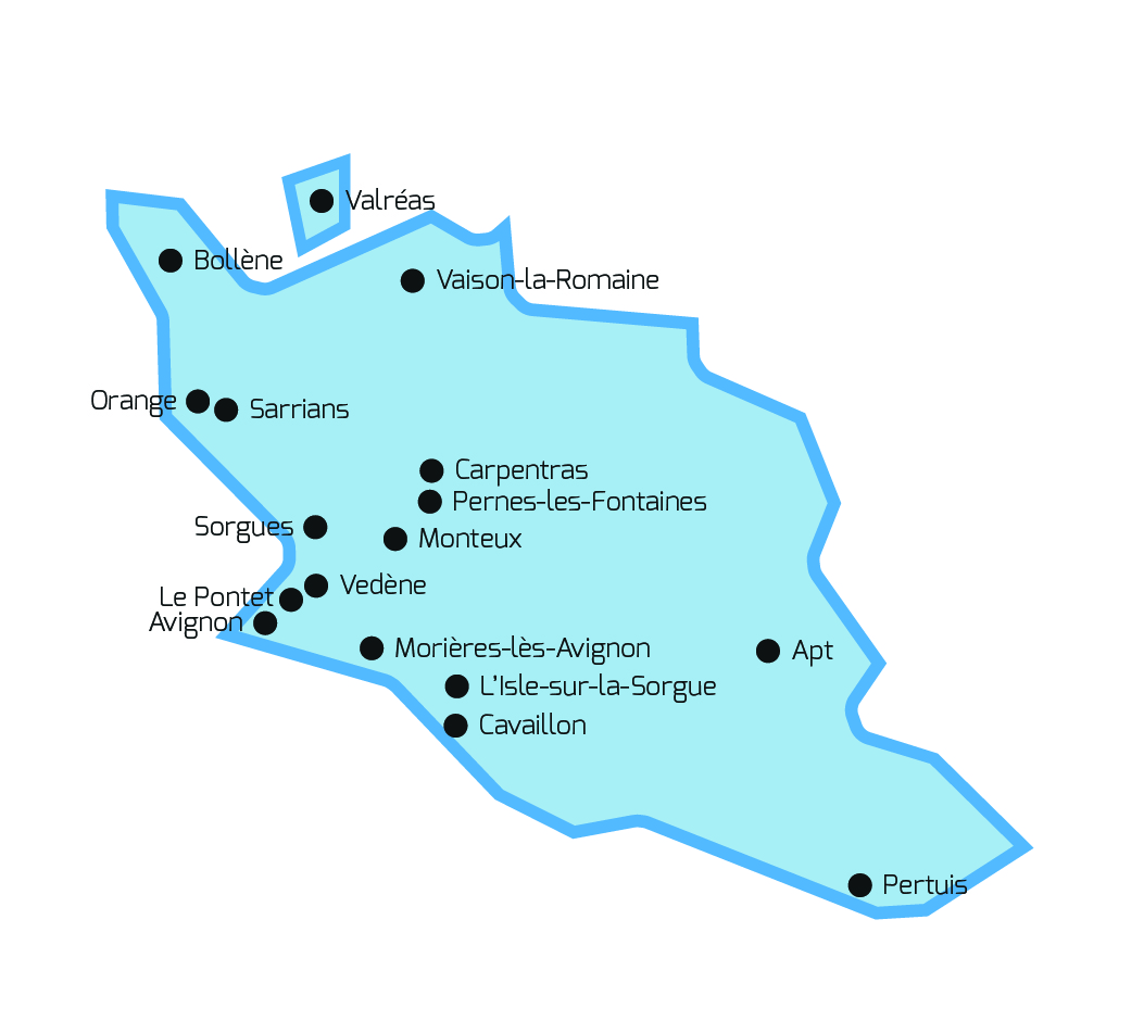 carte vaucluse a imprimer
