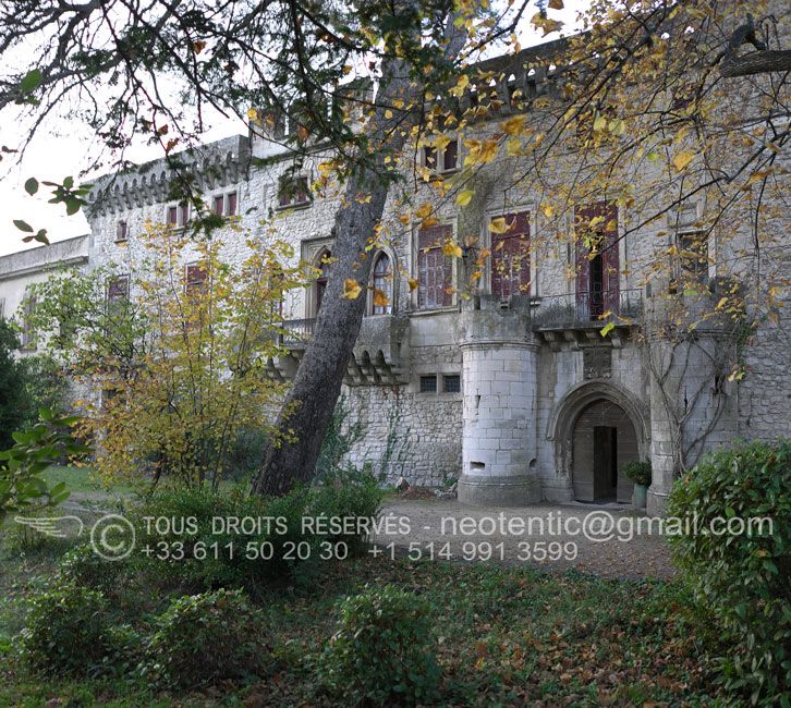 chateau vaucluse a vendre
