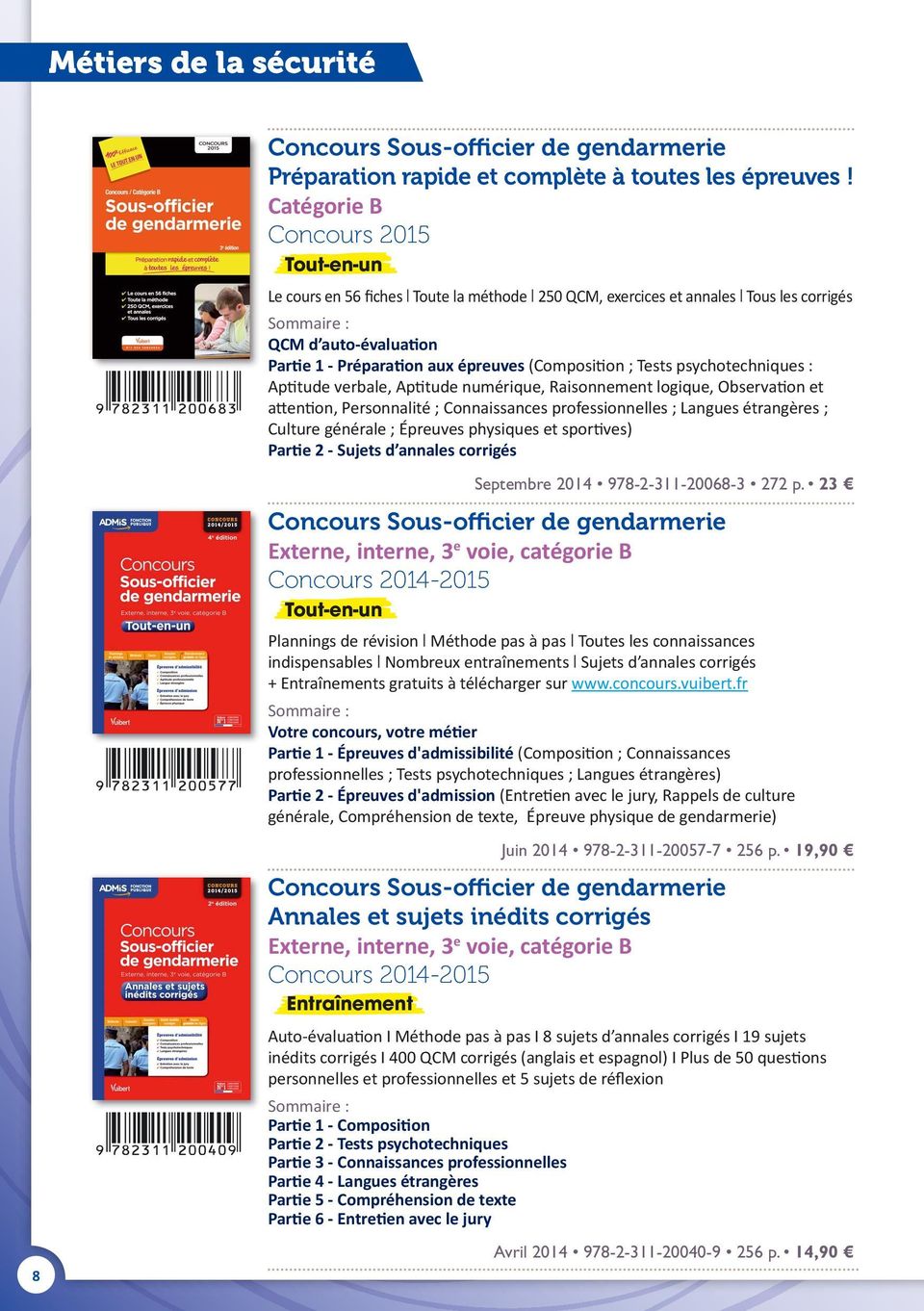 concours categorie b vaucluse