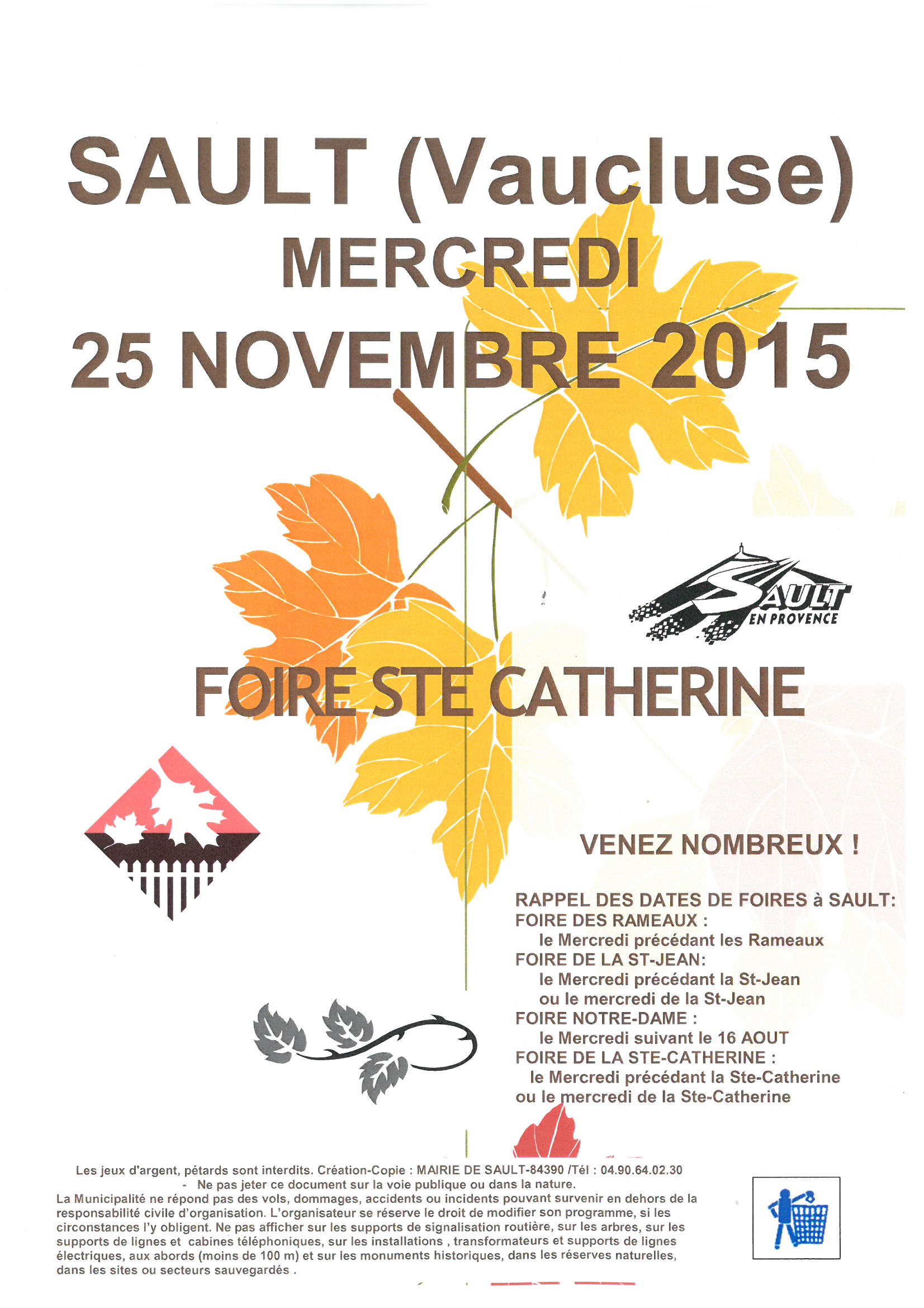 foire vaucluse 2015