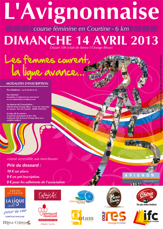 l'avignonnaise 2015 inscription