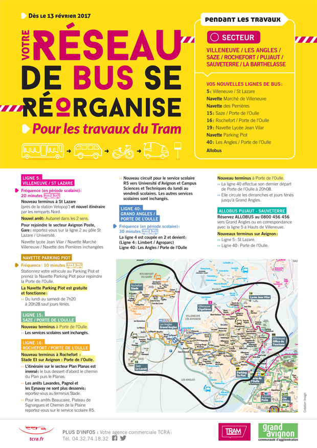 ligne 5 avignon villeneuve