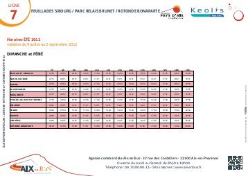 ligne 7 avignon