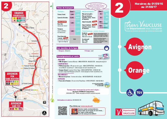 ligne 8 avignon cavaillon