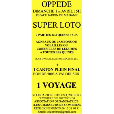 loto vaucluse 7 decembre