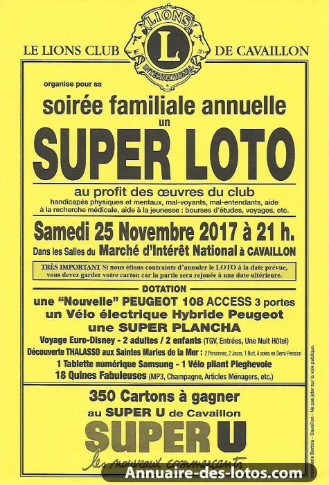 loto vaucluse 7 decembre
