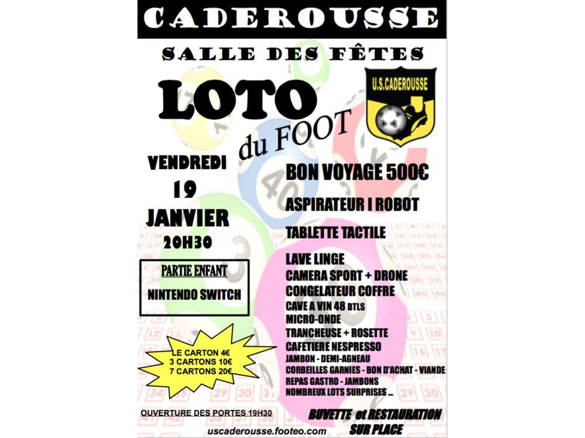 loto vaucluse 7 fevrier 2016