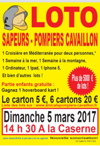 loto vaucluse 7 mars 2015