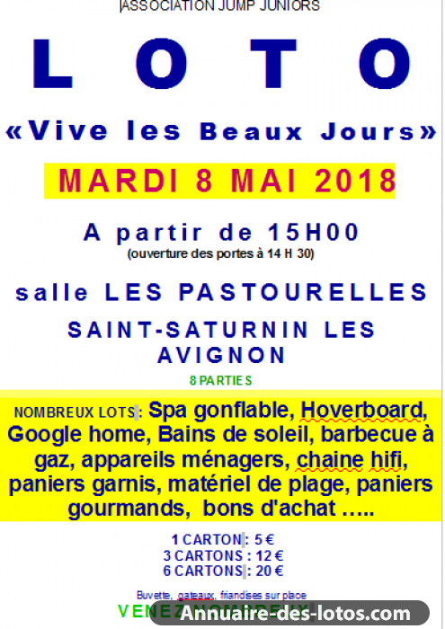 loto vaucluse 8 novembre