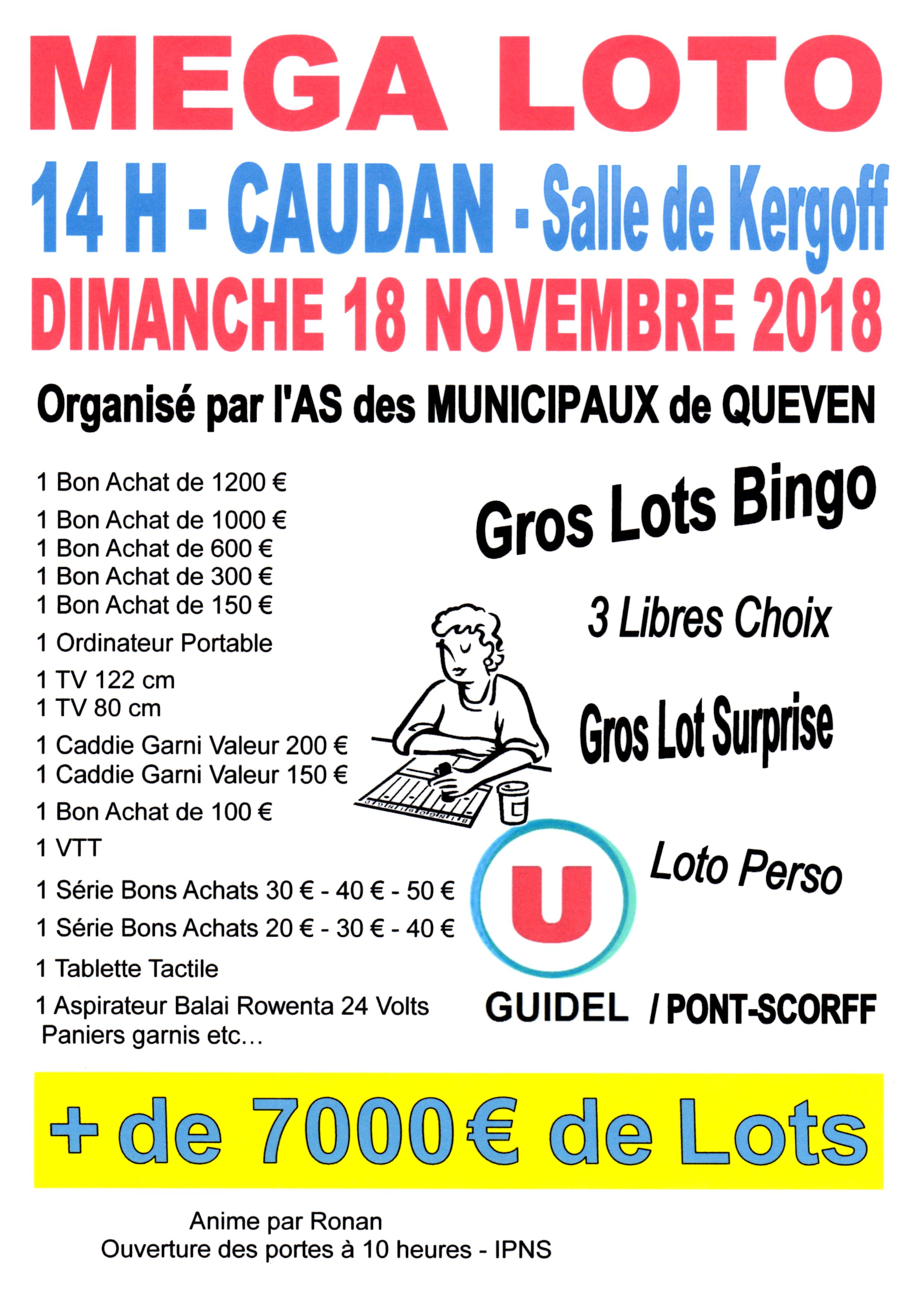 loto vaucluse 9 novembre 2014