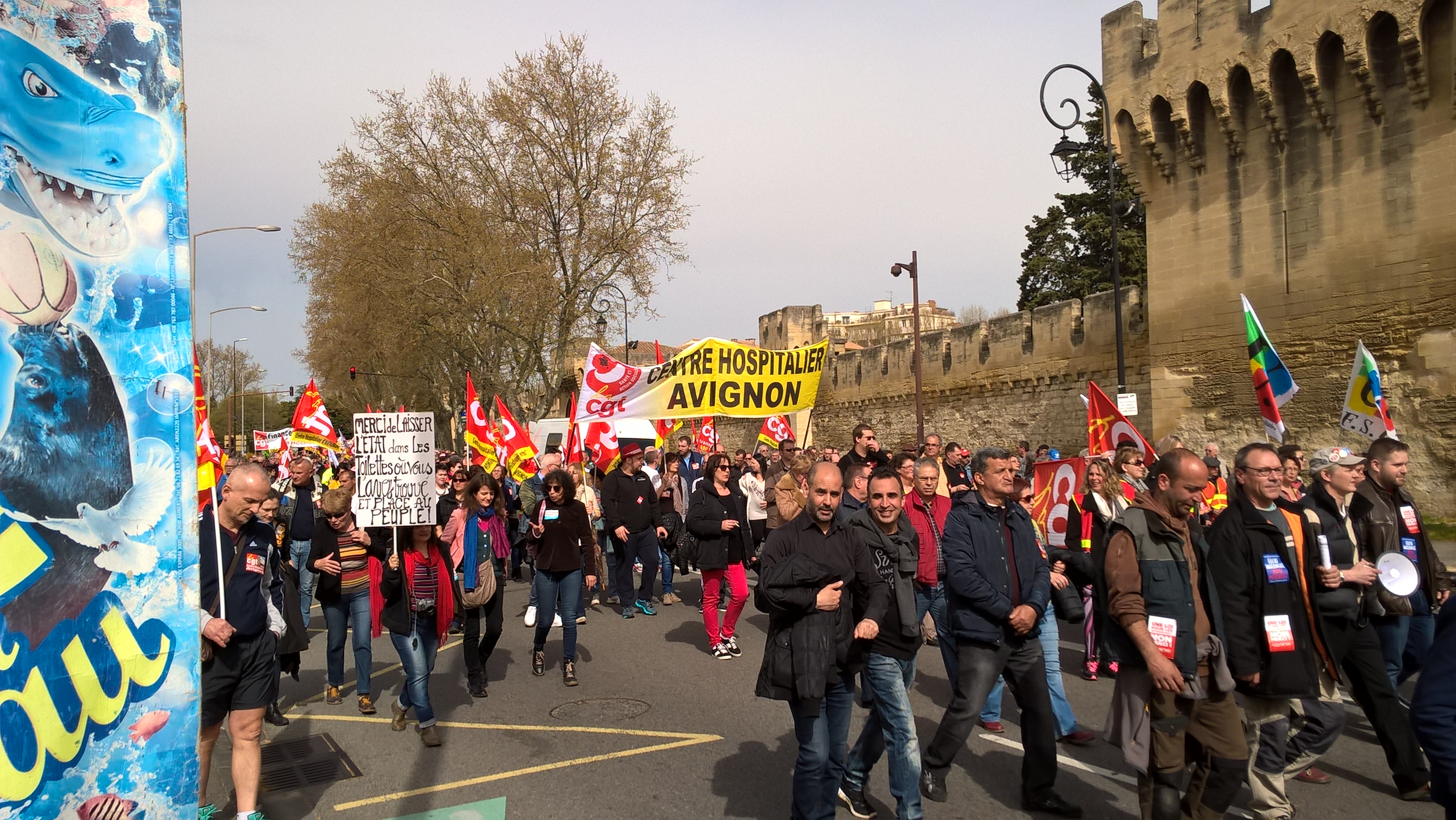 manif avignon 9 mars