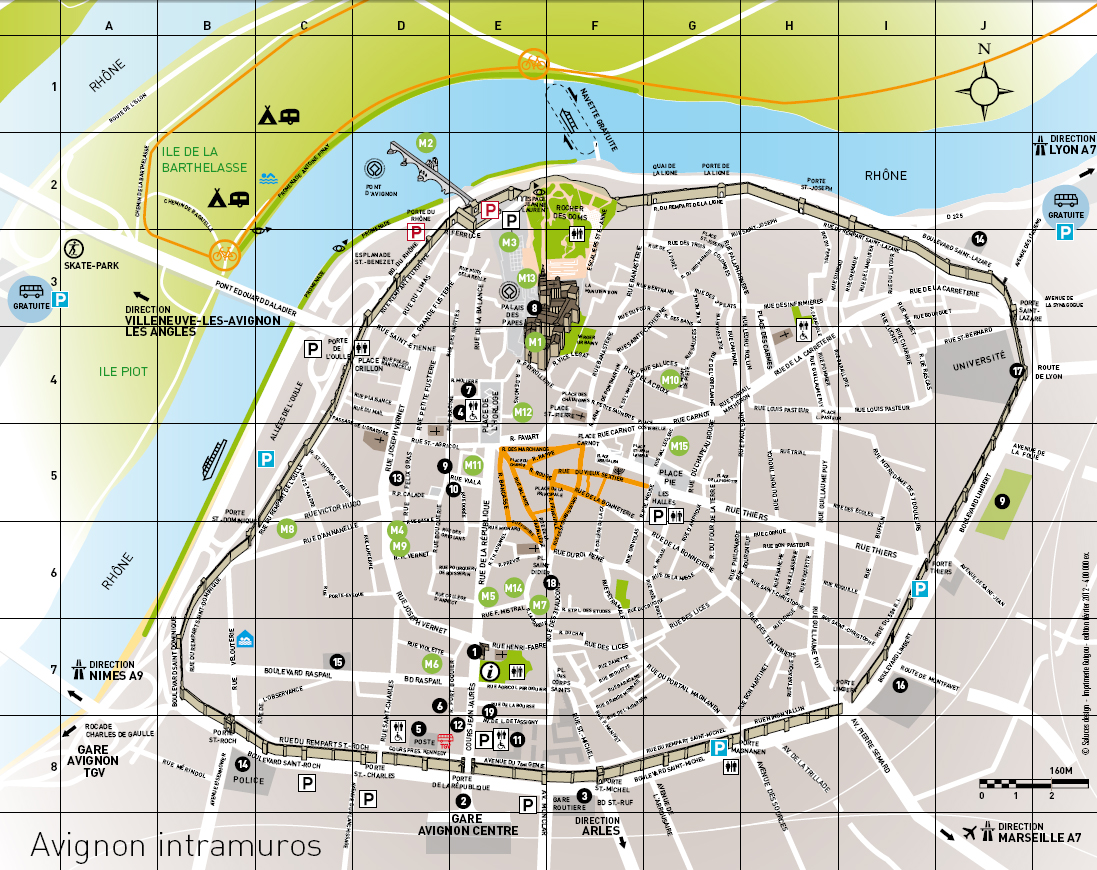 plan avignon a imprimer