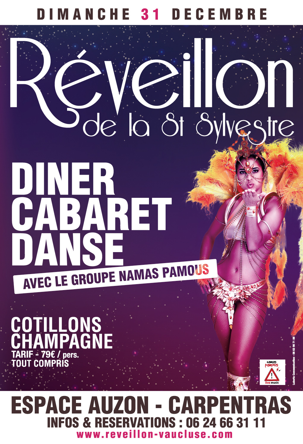 spectacle vaucluse 31 decembre