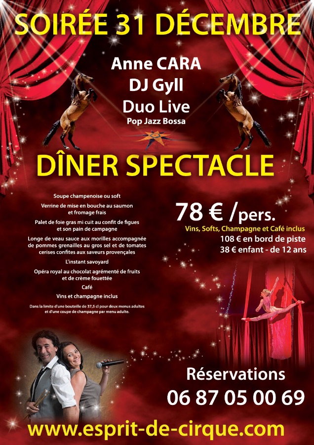 spectacle vaucluse 31 decembre