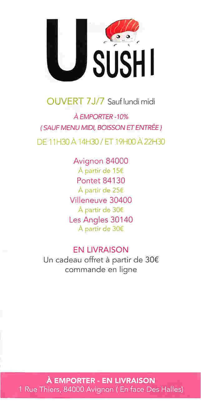 u sushi avignon