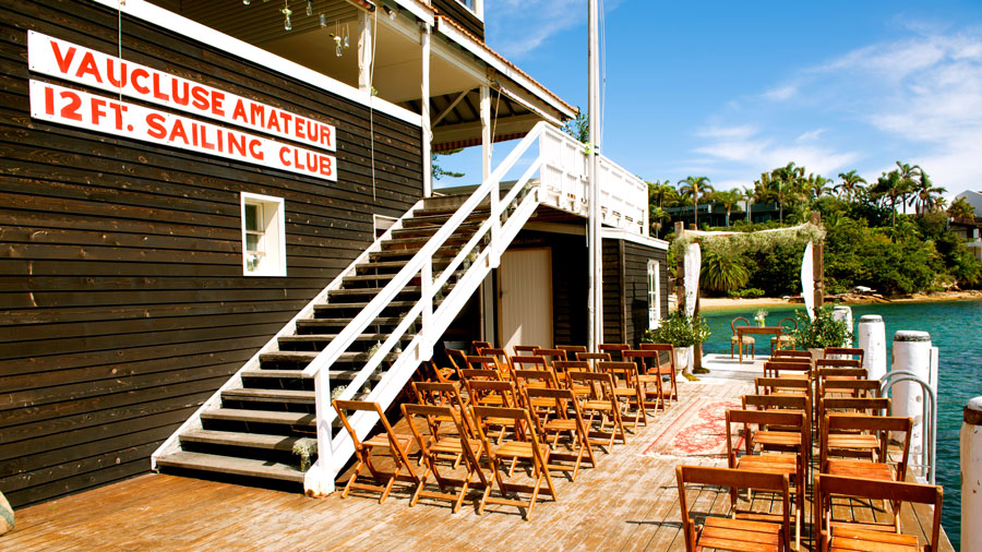 vaucluse 12ft sailing club wedding