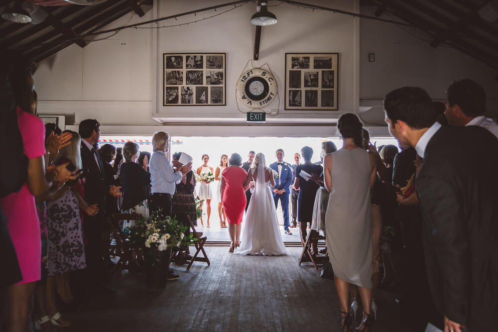 vaucluse 12ft sailing club wedding
