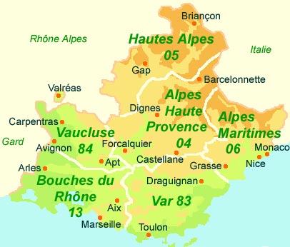 vaucluse bouches du rhone