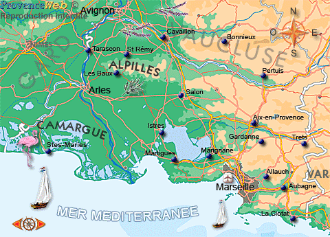 vaucluse bouches du rhone