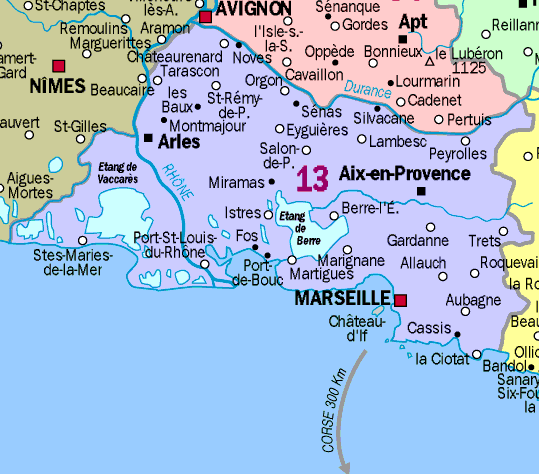 vaucluse bouches du rhone