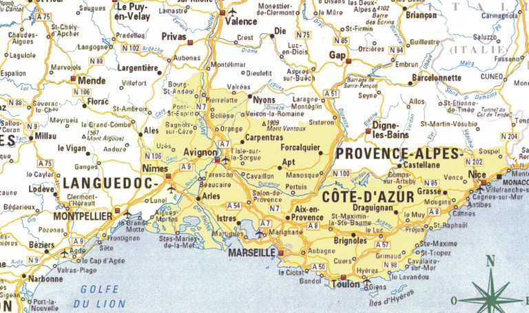 vaucluse bouches du rhone