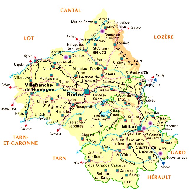 vaucluse carte detaillee