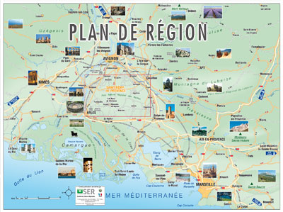vaucluse carte touristique