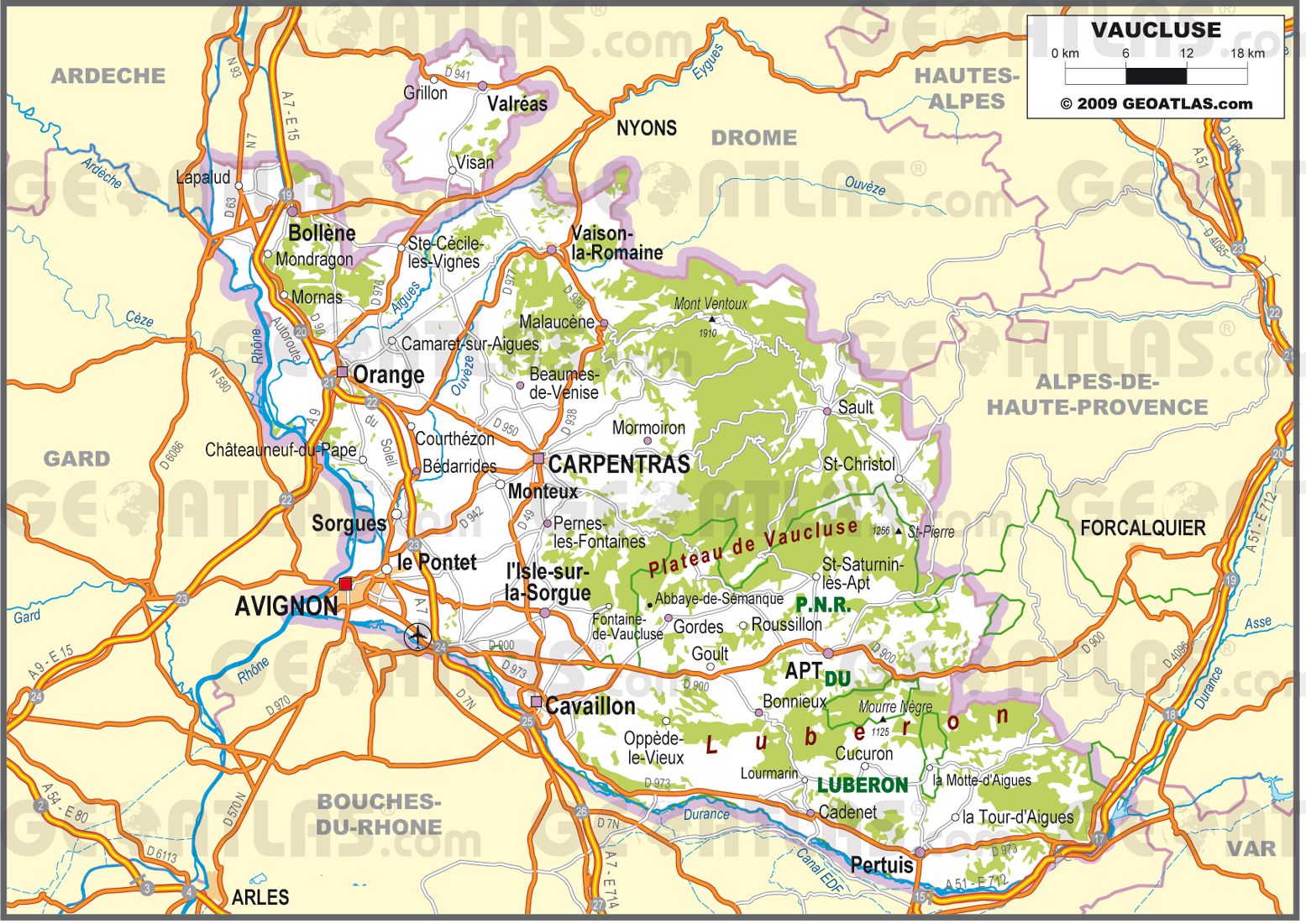 vaucluse carte