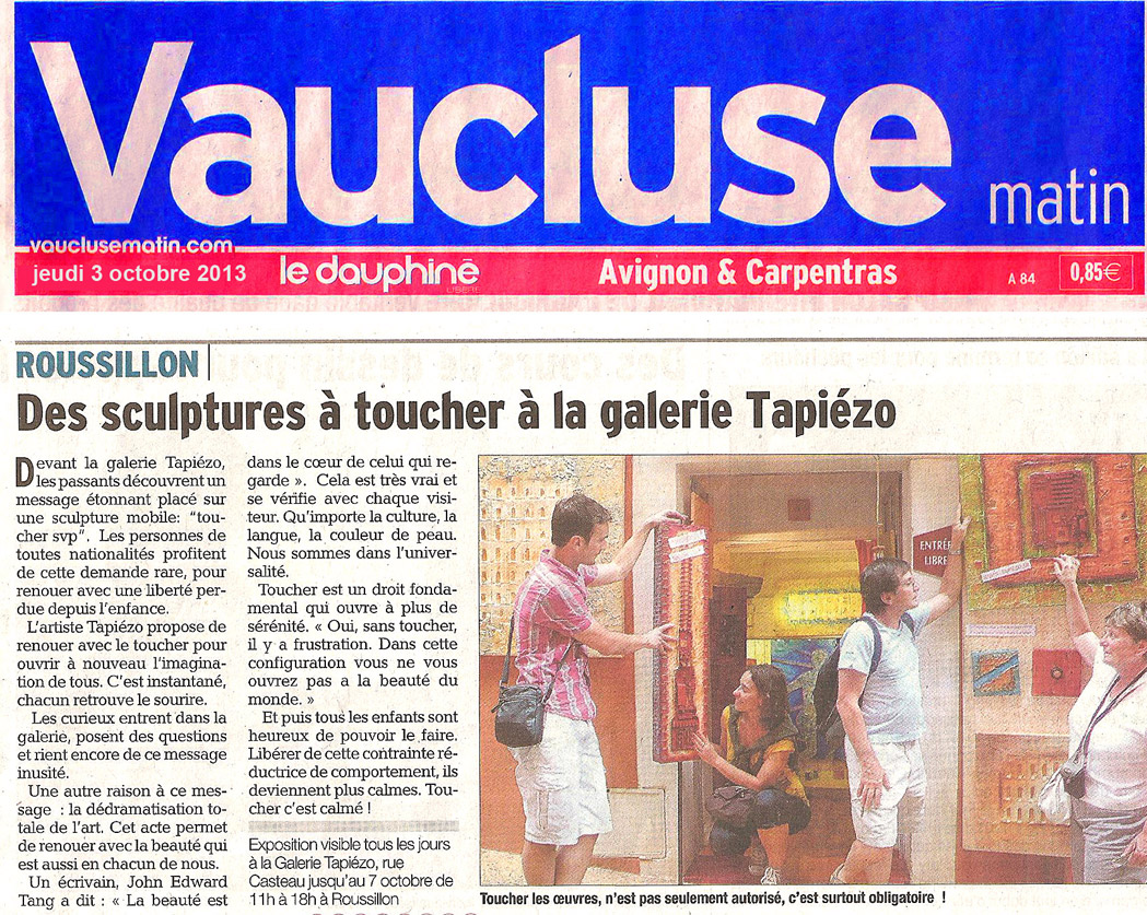 vaucluse journal naissance
