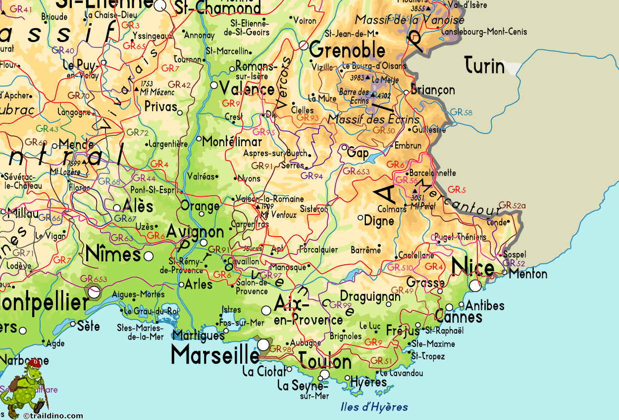 vaucluse luberon carte