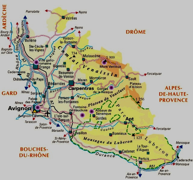 vaucluse maps