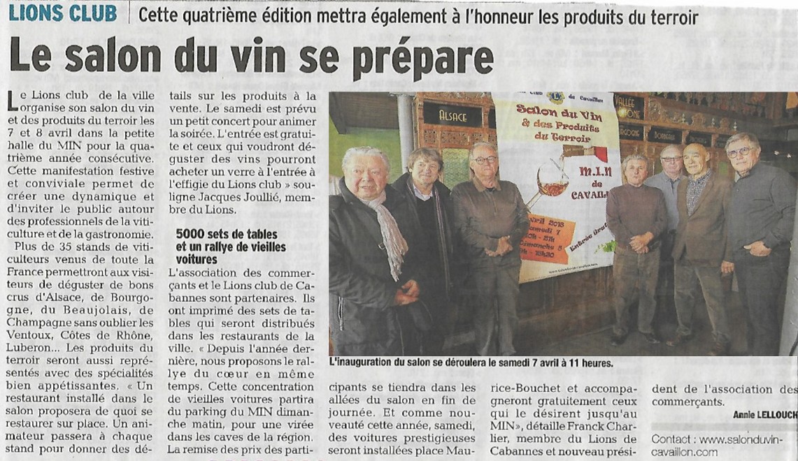 vaucluse matin cavaillon