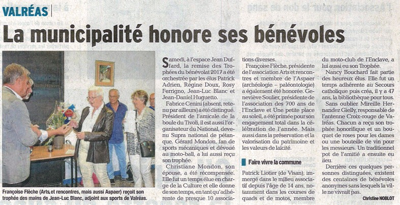 vaucluse matin valreas